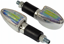 BikeIt Spear Mini Motorcycle Indicators E-marked