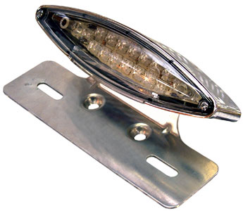 Invader LED Stop & Tail Light with Plate Bracket