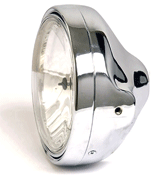 LTD Style 7 Inch Motorcycle Headlight E~Marked