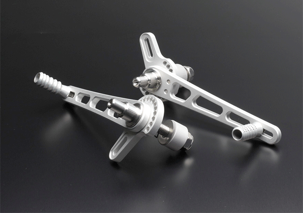 ABM Universal CNC Footrest and Lever System Rearsets