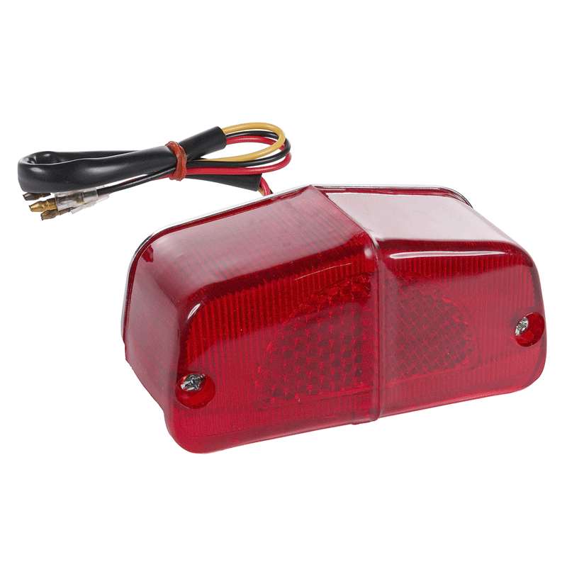 BikeIt Old English Design Motorcycle Stop and Tail Light