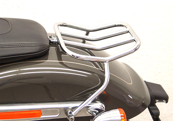 Harley HD Softail Fehling Chrome Rear Luggage Rack