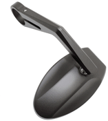 Highsider FERRARA Motorcycle Custom Handlebar End Mirrors Black Finish