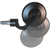 Highsider pro Montana Blast Force Evo Bar End Mirror Black