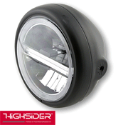 Highsider PECOS Type 6 LED Motorbike Headlight with DRL