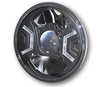 Highsider 7" LED Type 2 Motorcycle Headlight Lens Insert