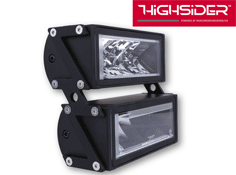 Highsider Ultimate Rectangular LED Motorcycle Headlights