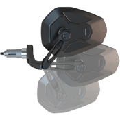 Highsider pro Ventura RS Force Evo Bar End Mirror Black