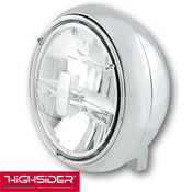 Highsider Yuma 2 Type 3 LED 7 Inch Headlight Bottom Mount