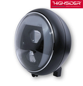 Highsider 7 inch Yuma 2 Type 8 LED Motorcycle Headlamp Bottom Mount