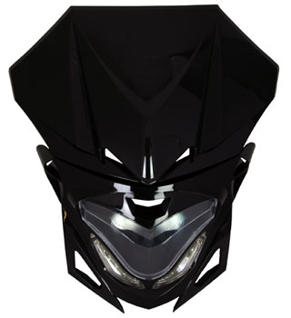 BikeIt Transformer Universal Motorbike Fairing Headlight + Indicators