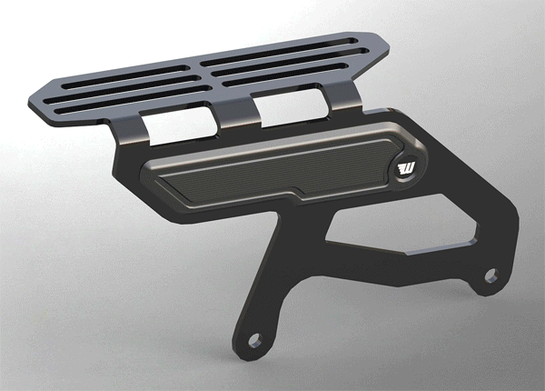 Indian Sport Chief 2023 onwards Wunderkind Upper Belt Guard with CNC Milled Cover