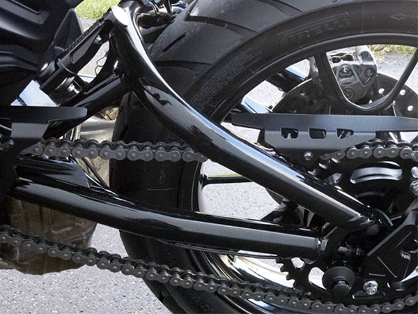 Indian FTR1200 Matt Black Aluminium Chain Guard by Wunderkind