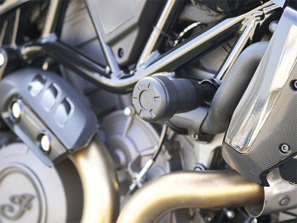 Indian FTR1200 Wunderkind Frame Mount Crash Bungs