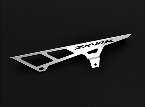 Kawasaki ZX10R 2006~07 LOGO Zieger Motorcycle Chain Guard