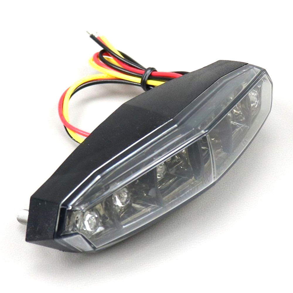 Koso Mini Smoke Lens LED Motorcycle Stop and Tail Light