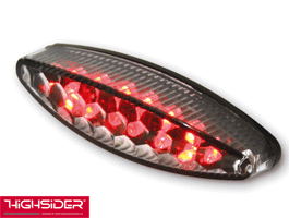 Highsider Little Number 1 LED Motorcycle Rear Stop and Tail Light