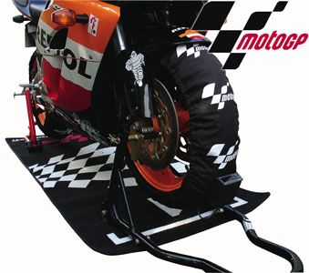 MotoGP Digital Motorbike Track Day Tyre Warmers