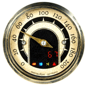 Motogadget Motoscope Tiny MST Vintage Motorcycle Speedometer