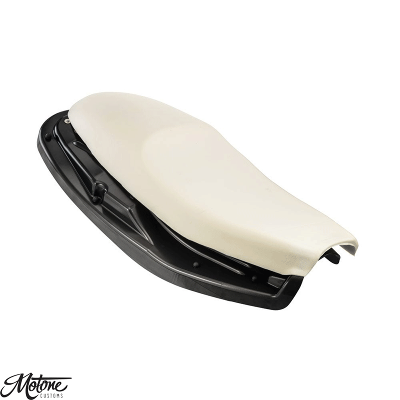 Motone Customs Street Twin Cup Scrambler Dual Steel Pan & Foam Seat Kit