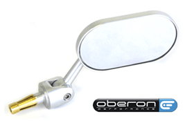 Oberon Performance CNC Adjustable Oblong Bar End Mirror