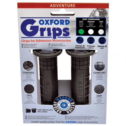 Oxford Adventure Motorcycle Handlebar Grips