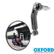 Oxford 95mm Premium Bar End Mirror and Adapter