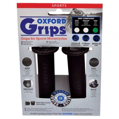 Oxford Sports Motorcycle Handlebar Grips