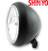 Shin Yo YUMA 2 Bottom Mount 7 Inch Motorcycle Headlight Prismatic Lens