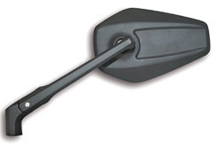 Highsider Booster 2 Mirror Pair Black Aluminium