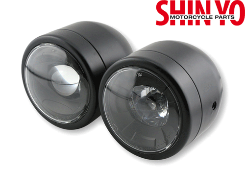 Shin Yo 4 Inch LED Twin Motorcycle Headlight