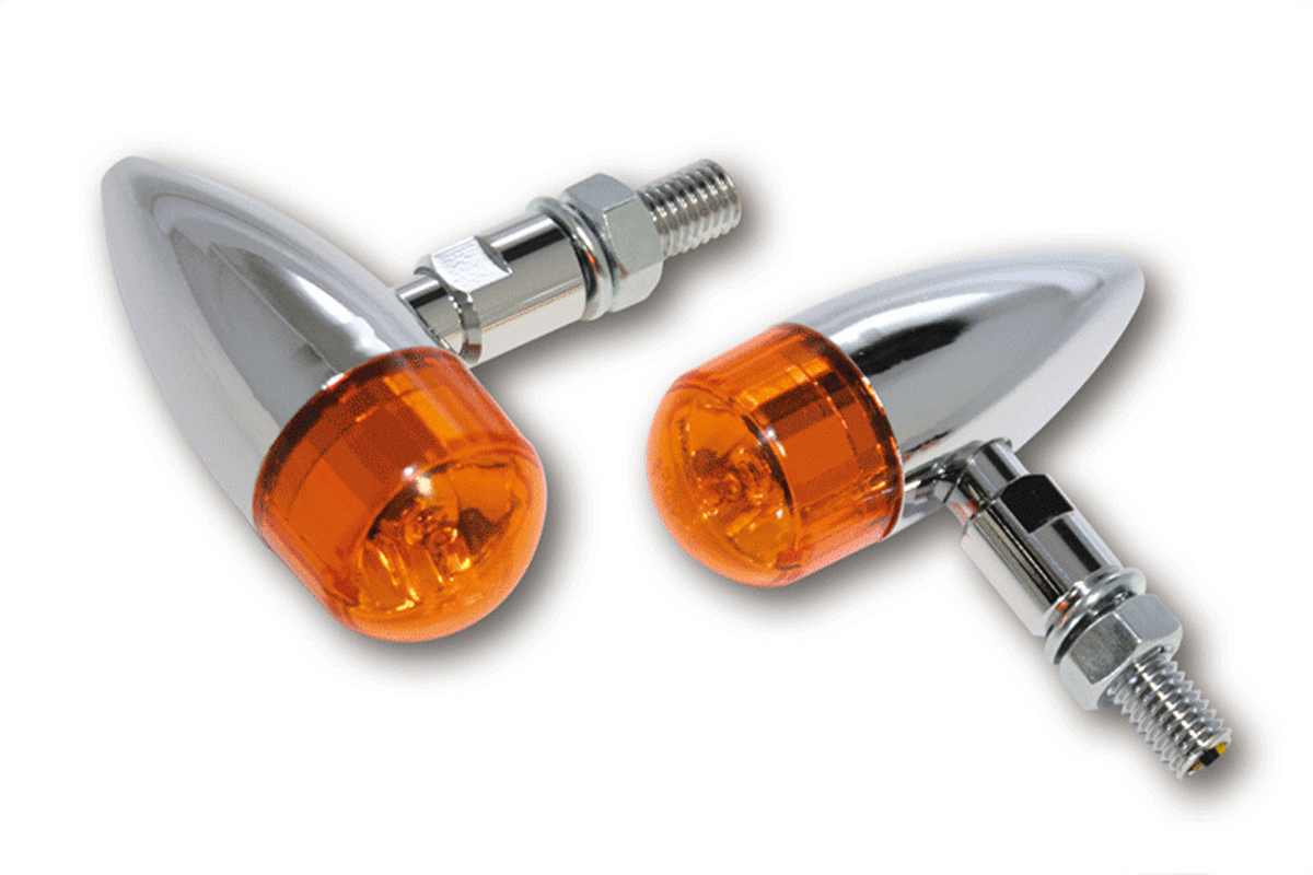 Shin Yo 25mm Diameter Midi Bullet Custom Motorbike Indicators