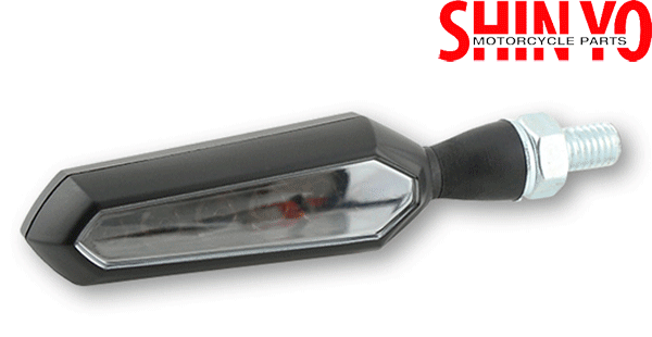 Shin Yo SORA Mirror Lens Sequential LED Motorcycle Indicator Pair