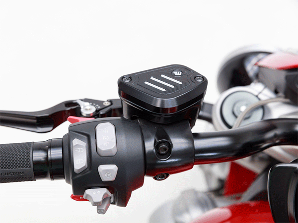 Triumph Rocket 3 Wunderkind CNC Brake and Clutch Reservoir Covers