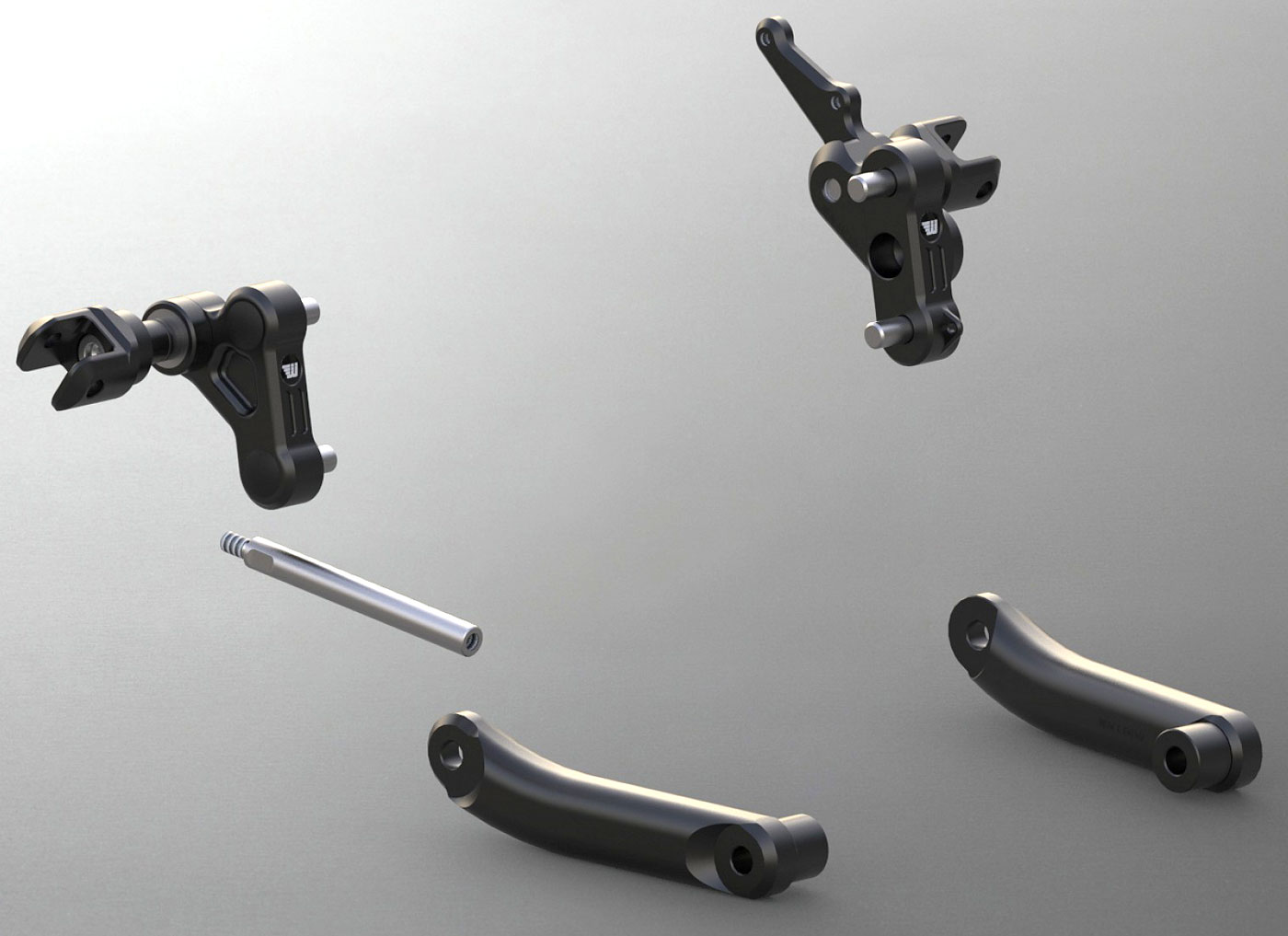 Indian Scout Sport Wunderkind CNC Forward Control Brackets for Original Footrests
