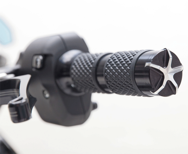 Indian Challenger Dark Horse and Limited Wunderkind CNC Aluminium and Rubber Handlebar Grips