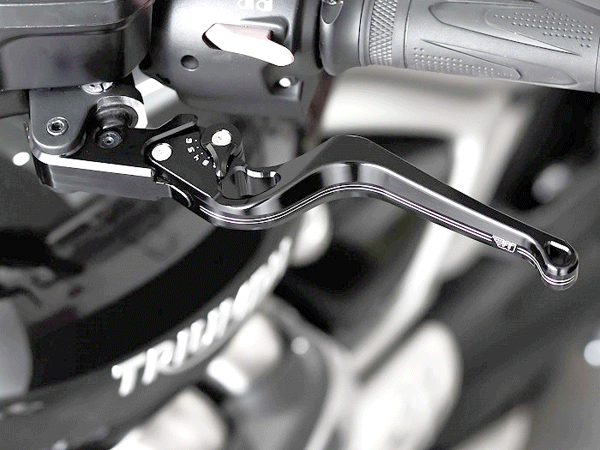 Triumph Rocket 3 R and GT Wunderkind 2stripes CNC Adjustable Brake and Clutch Lever Pair