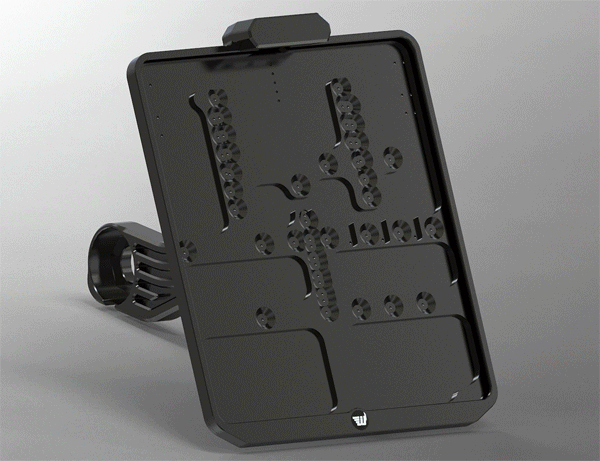 Triumph Rocket 3 Storm Wunderkind CNC Side Number License Plate Mounts