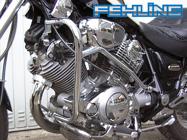 Bikermart: Yamaha XV750 XV1100 Virago 1989~99 Fehling Chrome Engine