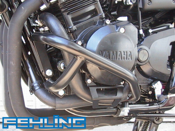 Yamaha FZS600 Fazer 2000~04 Fehling Black Engine Protection Bars