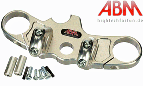 Kawasaki ZX6R 03~04 ABM Billet Top Yoke Conversion